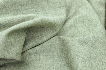 Ex Paul Smith Woven Soft Yarn-Dyed Chambray Plain - Sage